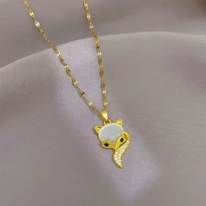 CAT’S EYE FOX QUEEN NECKLACE