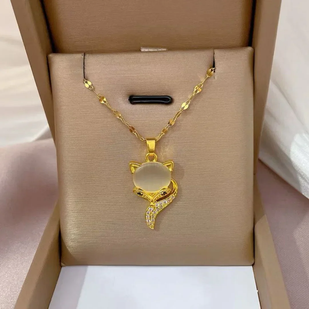 v3 CAT’S EYE FOX QUEEN NECKLACE - Ảnh 2