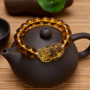 Golden Citrine Pi Yao Bracelet: The Magnet for Wealth